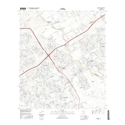 2016 Map of Schertz, 2016 Print