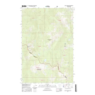 2017 Map of Schley Mountain, 2017 Print