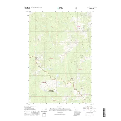 2020 Map of Schley Mountain, 2020 Print