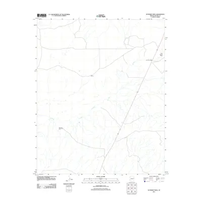 2011 Map of Schnebly Well, 2011 Print