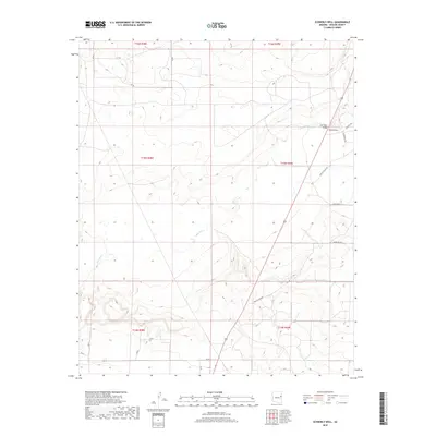 2018 Map of Schnebly Well, 2018 Print