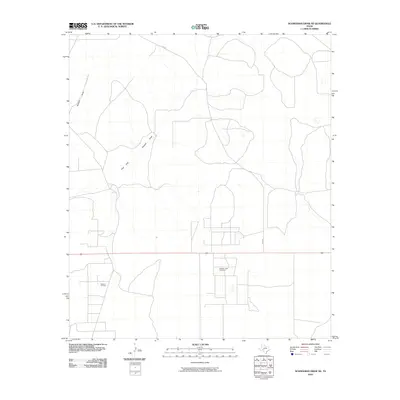 2010 Map of Schneeman Draw NE, 2010 Print
