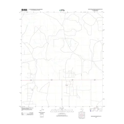 2012 Map of Schneeman Draw NE, 2012 Print