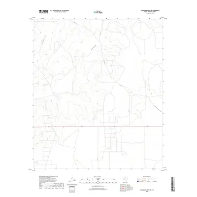 2019 Map of Schneeman Draw NE, 2019 Print