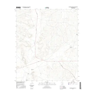 2016 Map of Schneeman Draw NW, 2016 Print