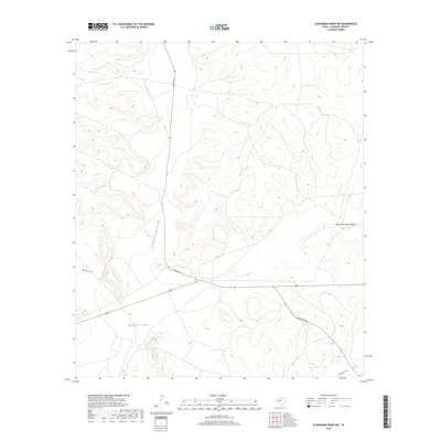 2019 Map of Schneeman Draw NW, 2019 Print