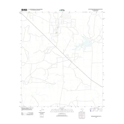 2012 Map of Schneeman Draw SE, 2012 Print
