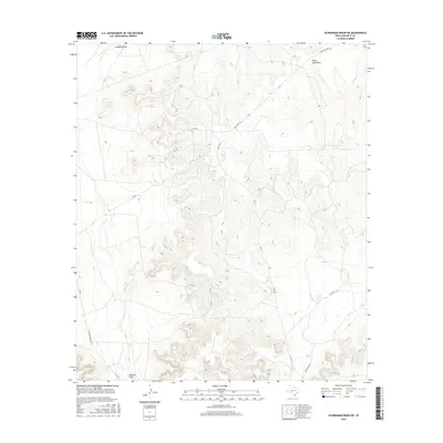 2016 Map of Schneeman Draw SW, 2016 Print