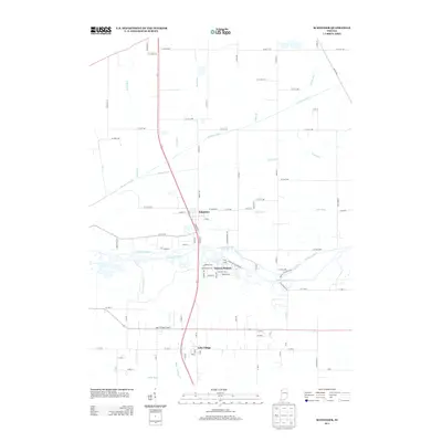 2013 Map of Schneider, 2013 Print