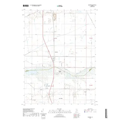 2019 Map of Schneider, 2019 Print