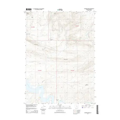 2015 Map of Schneider Ridge, 2015 Print