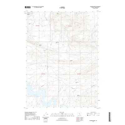2017 Map of Schneider Ridge, 2017 Print