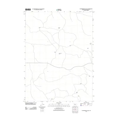 2011 Map of Schneringer Valley, 2011 Print