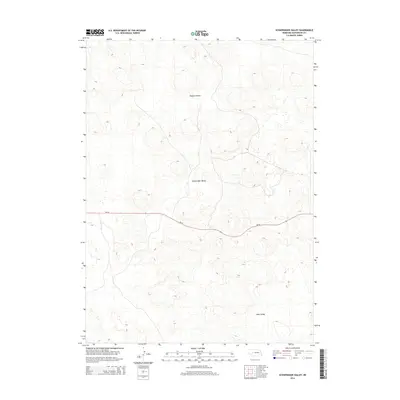 2014 Map of Schneringer Valley, 2014 Print