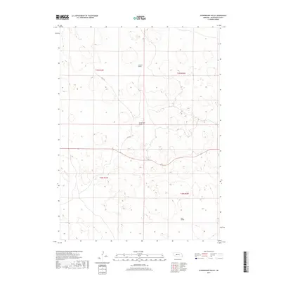 2017 Map of Schneringer Valley, 2017 Print