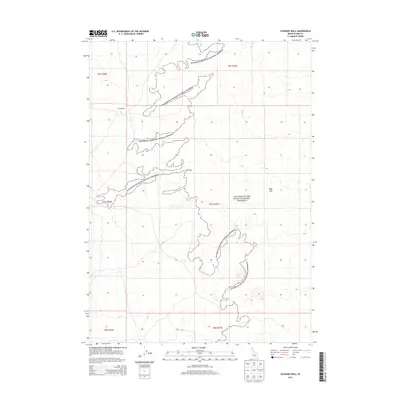 2013 Map of Schodde Well, 2013 Print