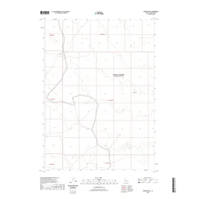 2020 Map of Schodde Well, 2020 Print