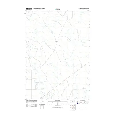 2012 Map of Schoepp Flat, 2012 Print