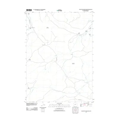 2012 Map of Schoettlin Mountain, 2012 Print