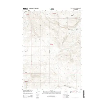 2015 Map of Schoettlin Mountain, 2015 Print