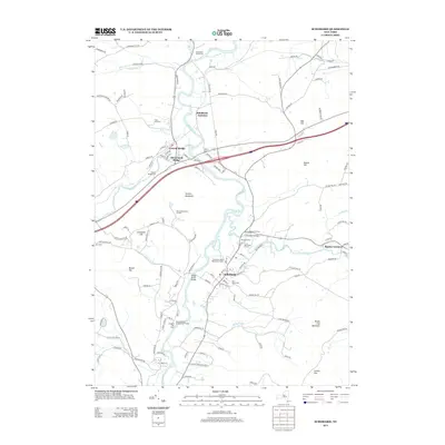 2013 Map of Schoharie, 2013 Print
