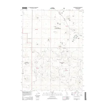 2015 Map of Schonchin Butte, 2015 Print