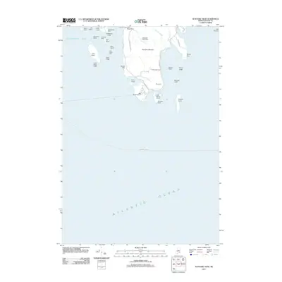 2011 Map of Schoodic Head, 2011 Print