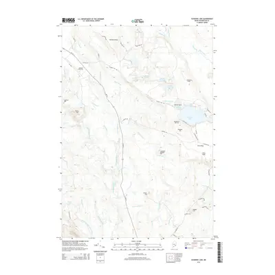 2014 Map of Schoodic Lake, 2014 Print