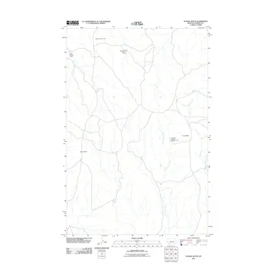 2011 Map of School Butte, 2011 Print