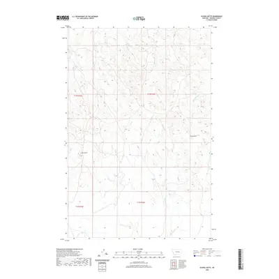 2020 Map of School Butte, 2020 Print
