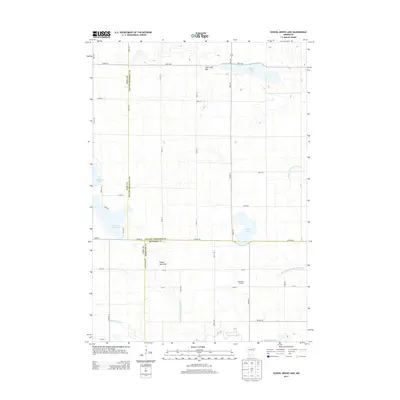 2013 Map of School Grove Lake, 2013 Print