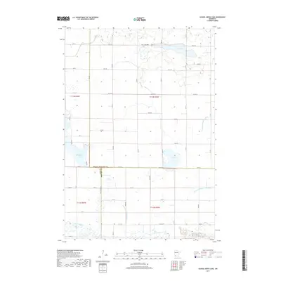 2019 Map of School Grove Lake, 2019 Print
