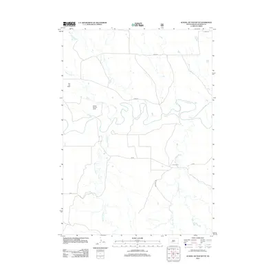 2012 Map of School Section Butte, 2012 Print