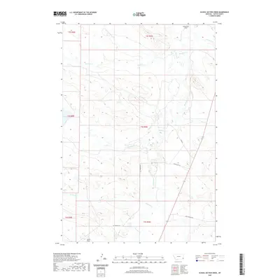 2020 Map of School Section Creek, 2020 Print