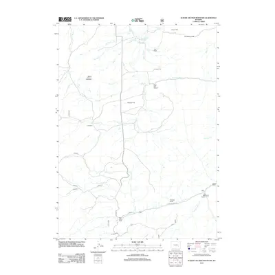 2012 Map of School Section Mountain, 2012 Print