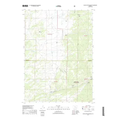 2017 Map of School Section Mountain, 2017 Print
