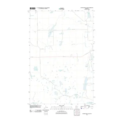 2010 Map of Schoolcraft Lake, 2010 Print