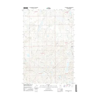 2016 Map of Schoolcraft Lake, 2016 Print