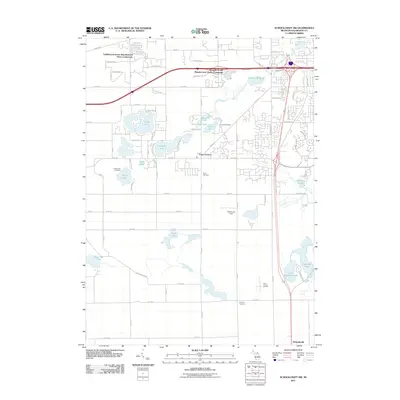 2011 Map of Schoolcraft NW, 2011 Print