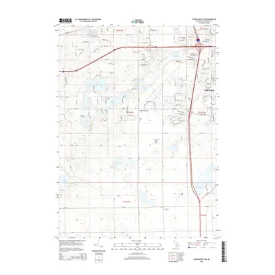2014 Map of Schoolcraft NW, 2014 Print