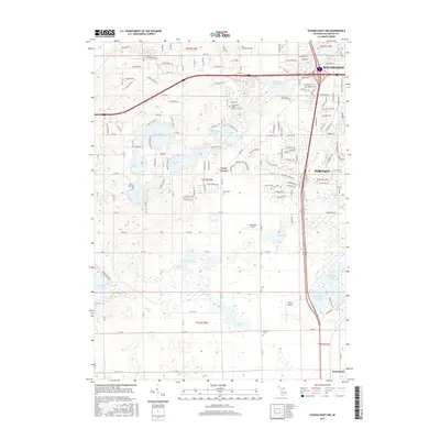 2017 Map of Schoolcraft NW, 2017 Print