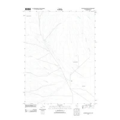 2011 Map of Schoolhouse Butte, 2011 Print