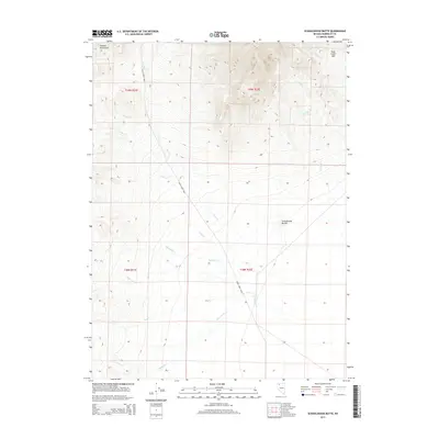 2015 Map of Schoolhouse Butte, 2015 Print