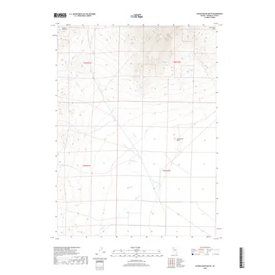 2018 Map of Schoolhouse Butte, 2018 Print