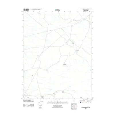 2012 Map of Schoolmarm Basin, 2012 Print