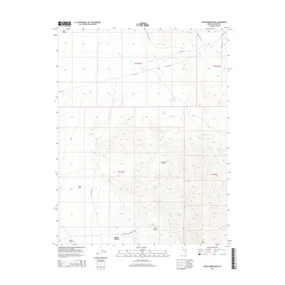 2014 Map of Schoolmarm Basin, 2014 Print
