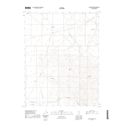 2021 Map of Schoolmarm Basin, 2021 Print