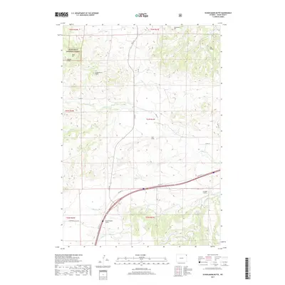 2017 Map of Schoolmarm Butte, 2017 Print