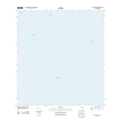 2012 Map of Schooner Bank, 2012 Print