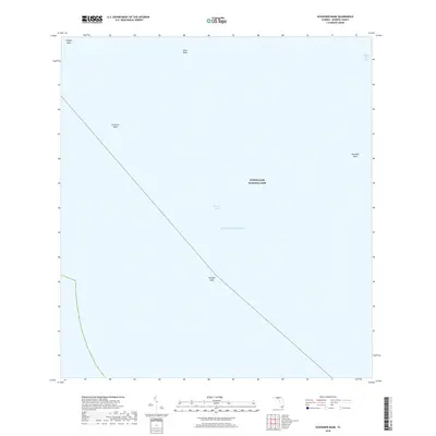 2018 Map of Schooner Bank, 2018 Print